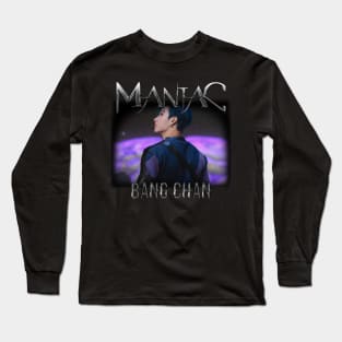 maniac skz bang chan Long Sleeve T-Shirt